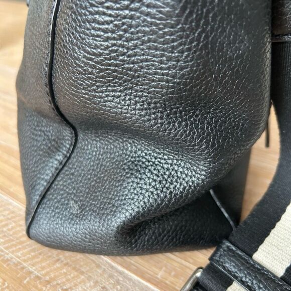 Marc Jacobs Gotham City Tote Crossbody Handbag Black Pebbled Leather - Picture 5 of 16